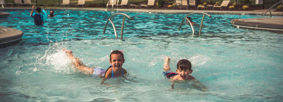 Family Fun at the Holding Village Pool | New Homes in Wake Forest NC