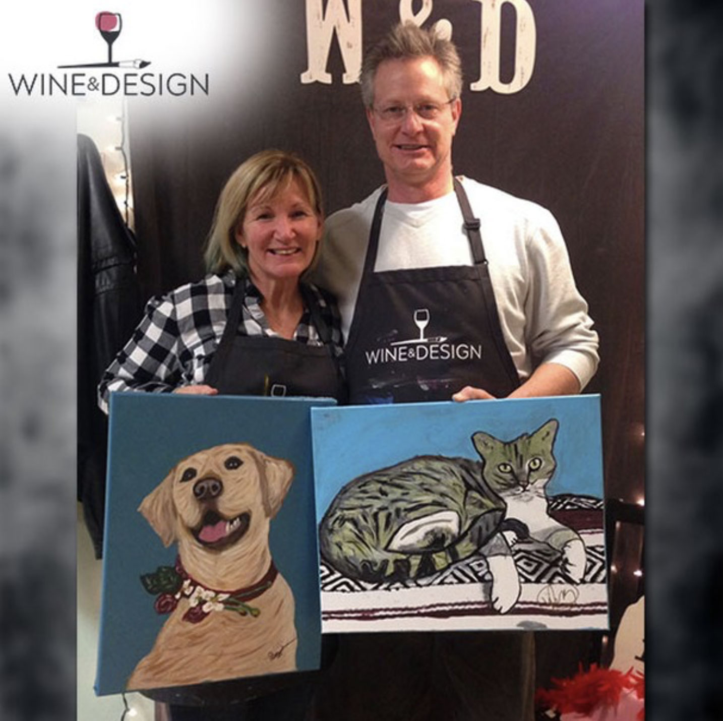 holiday gifting holding village wine & Design wake forest