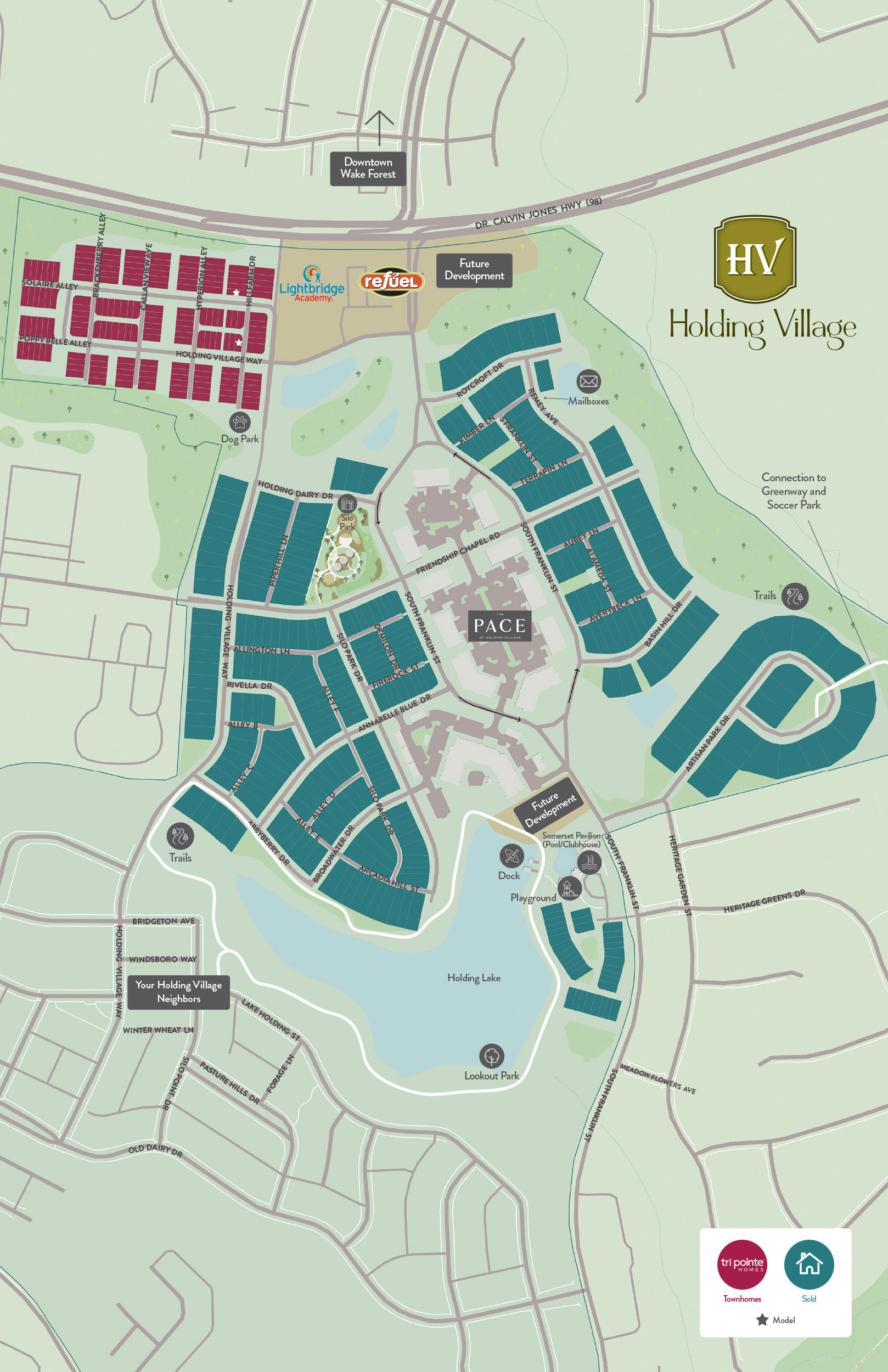 holding village siteplan